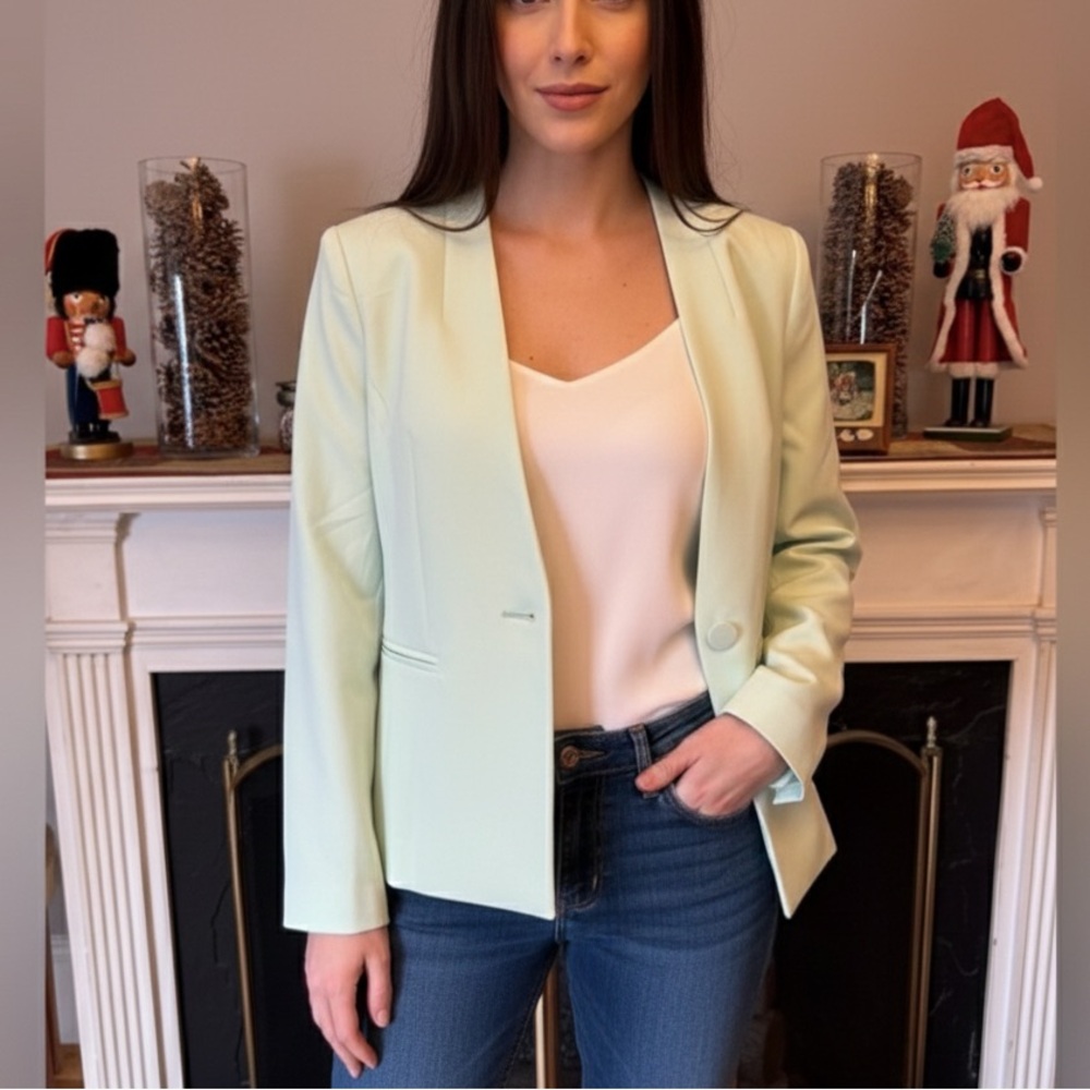 Ovi Mint Green Blazer